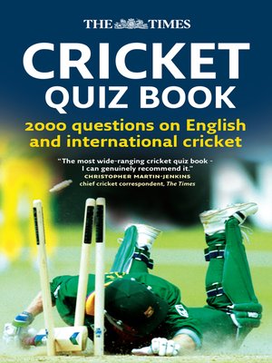 cover image of The Times Cricket Quiz Book